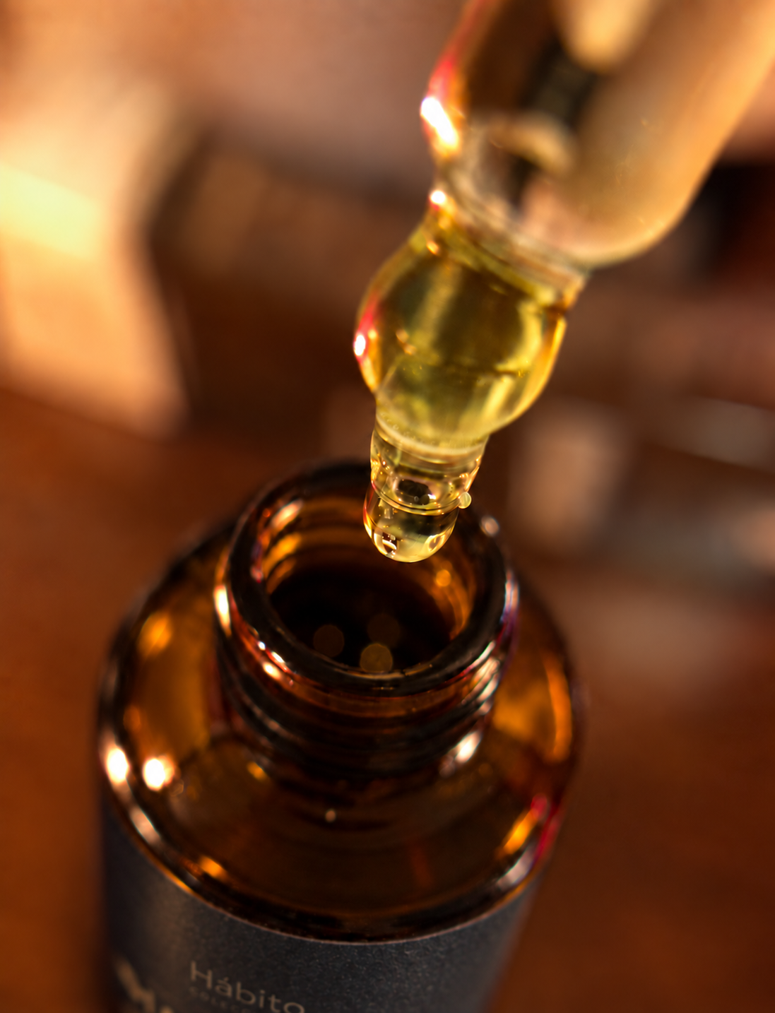 Detalle macro de Deep Rest Ritual blend concentrado